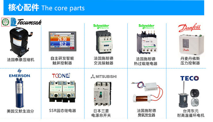 溫度循環(huán)箱的核心配件
